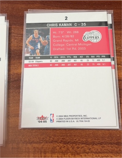2004 Fleer Ultra #2 Chris Kaman — front