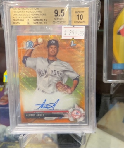 2017 Bowman Chrome Prospect Autographs #CPA-AA Albert Abreu — front
