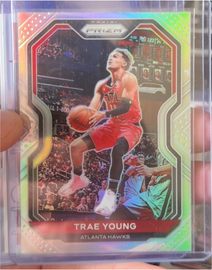 2020-21 Panini Prizm #64 Trae Young — front