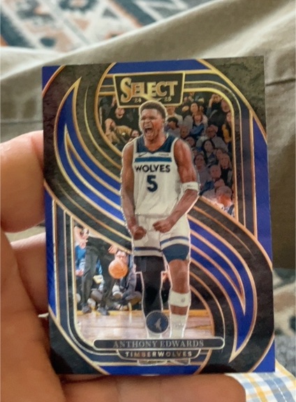 2024-25 Panini Select Premier Level #130 Anthony Edwards — front