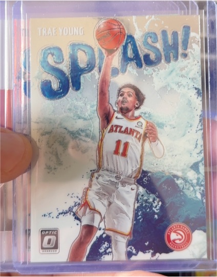 2021-22 Panini Donruss Optic #5 Trae Young Splash! — front