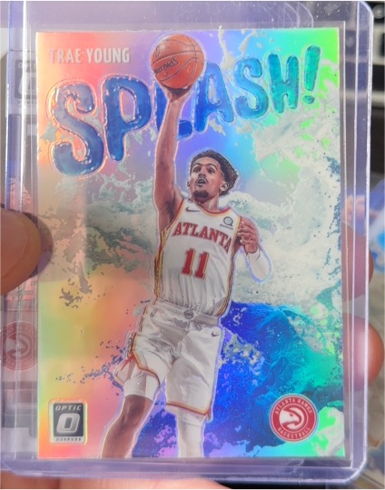 2021-22 Panini Donruss Optic #5 Trae Young Splash! — front