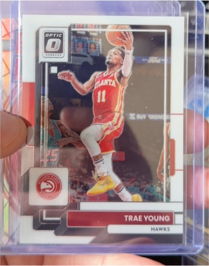 2022-23 Panini Donruss Optic #127 Trae Young — front