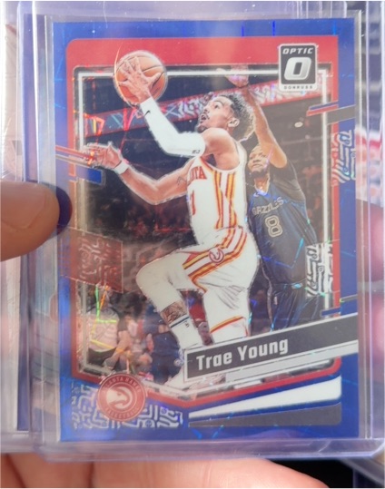 2023-24 Panini Donruss Optic #135 Trae Young — front