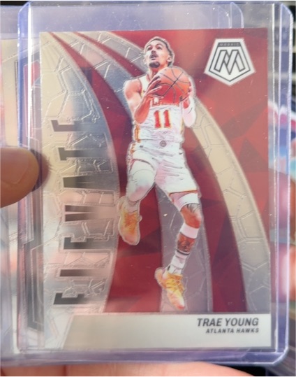 2023-24 Panini Mosaic Elevate #11 Trae Young — front