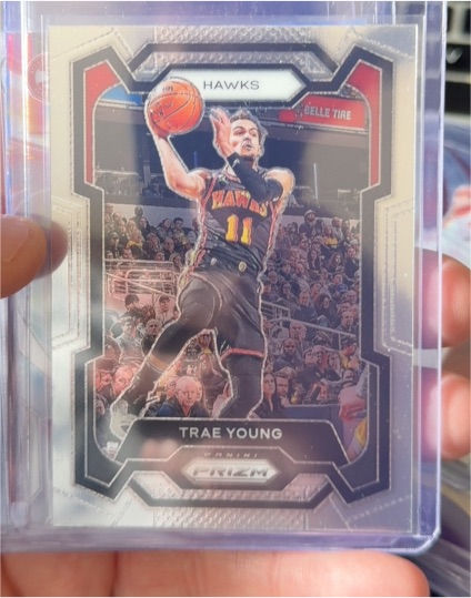 2023-24 Panini Prizm #3 Trae Young — front
