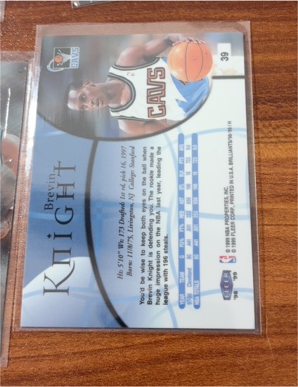 1997 Upper Deck NBA Game Night #39 Brevin Knight — front