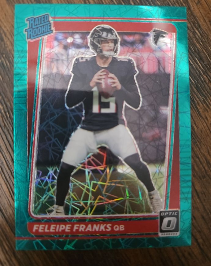 2021 Panini Donruss Optic #299 Feleipe Franks Rated Rookie — front