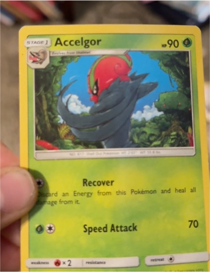 2017 Pokémon Crimson Invasion #9 Accelgor — front