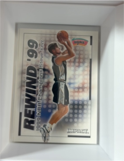 1999-00 SkyBox Impact Rewind '99 #11 Steve Kerr — front