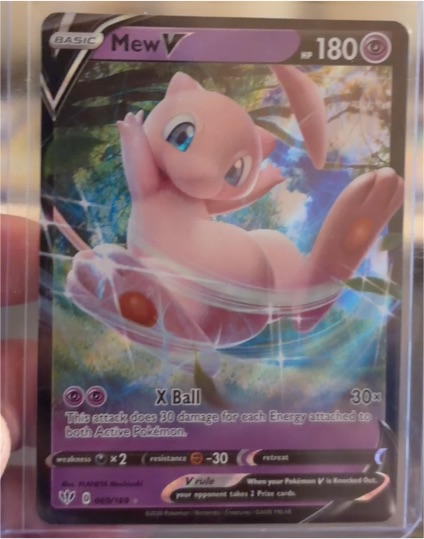 2020 Pokémon TCG Darkness Ablaze #69 Mew V — front