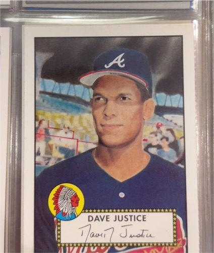1991 Topps Magazine #TM36 Dave Justice — front