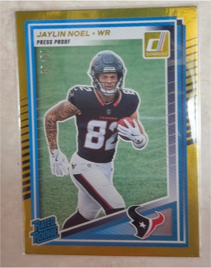 2025 Donruss #324 Jaylin Noel — front