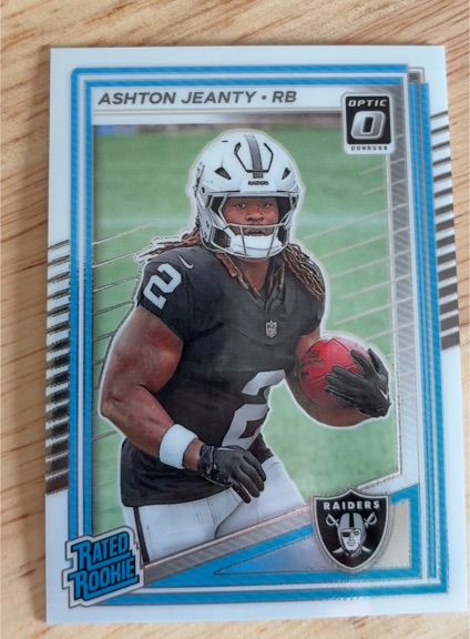2025 Panini Donruss Optic #202 Ashton Jeanty — front