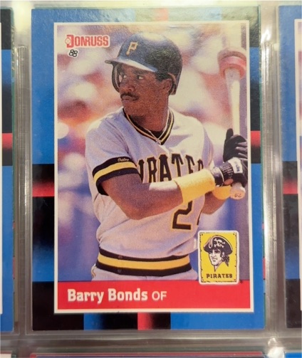 1988 Donruss #326 Barry Bonds — front