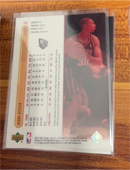 1996-97 Upper Deck #256 Kerry Kittles — front