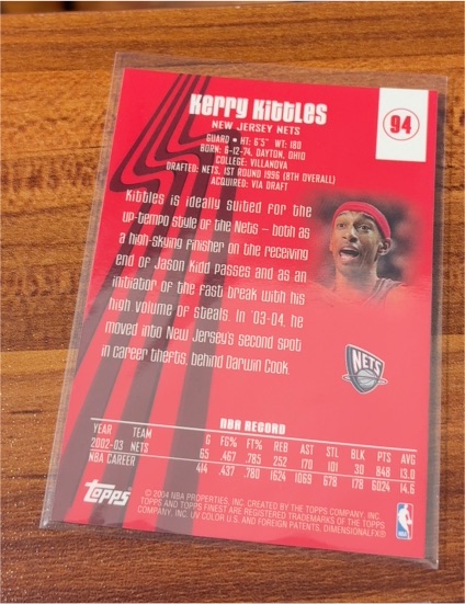 2003-04 Topps #94 Kerry Kittles — front