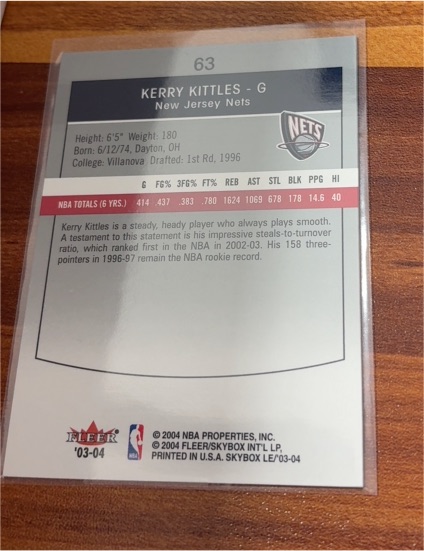 2003-04 Fleer Platinum #158 Kerry Kittles — front