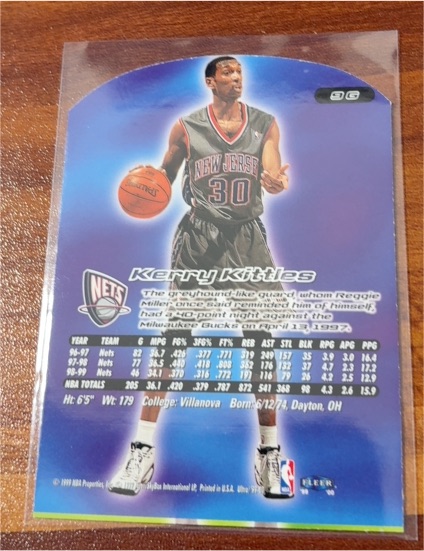 1999 Fleer #30 Kerry Kittles — front