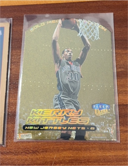 1999 Fleer Ultra Gold Medallion Die-Cut #9G Kerry Kittles — front