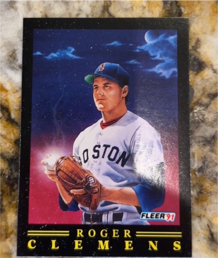 1991 Fleer Pro-Visions #9 Roger Clemens — front