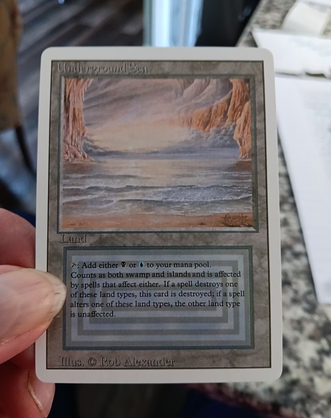 1994 Magic: The Gathering #4 Underground Sea — front