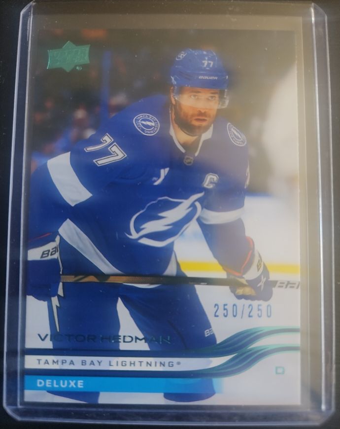 2023-24 Upper Deck Deluxe #172 Victor Hedman — front