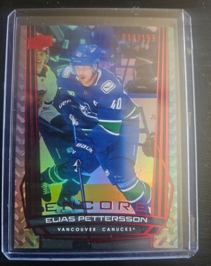 2025-26 Upper Deck Encore #E-142 Elias Pettersson — front