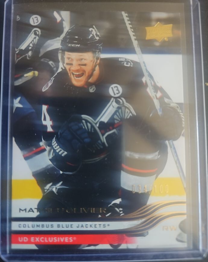 2025-26 Upper Deck UD Exclusives #Mathieu Olivier — front