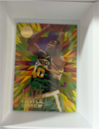 1995-96 Fleer Ultra #4 Shawn Kemp Ultra Power Seattle SuperSonics — front