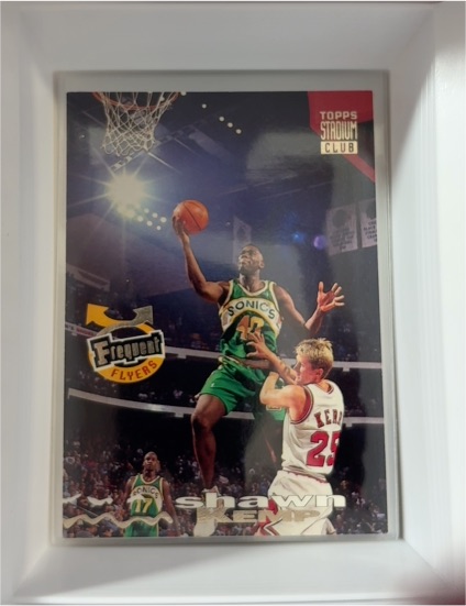 1993-94 Topps Stadium Club #355 Shawn Kemp Frequent Flyers — front