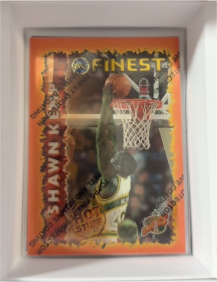 1995-96 Topps Finest Hot Stuff #HS12 Shawn Kemp — front