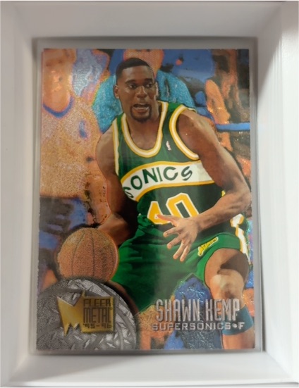 1995-96 Fleer Metal #101 Shawn Kemp Seattle Supersonics — front