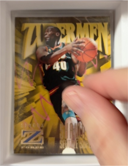 1996-97 Skybox Z Force #180 Shawn Kemp — front