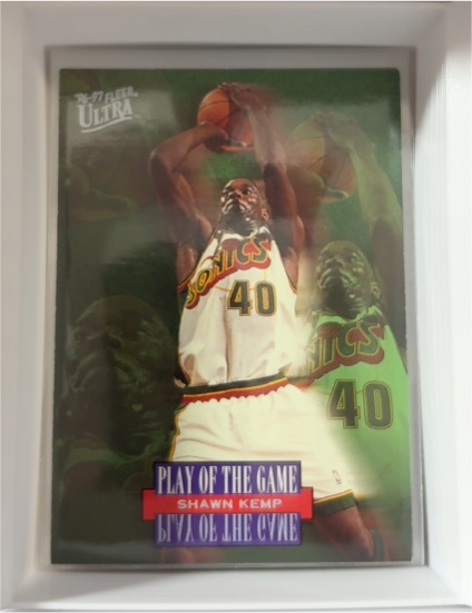 1996-97 Fleer Ultra #292 Play of the Game Shawn Kemp — front