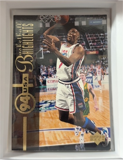 1994-95 Upper Deck #172 Shawn Kemp USA Basketball Highlights — front