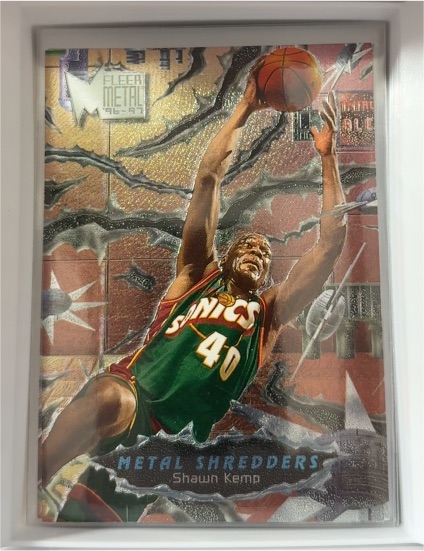 1996-97 Fleer Metal #242 Shawn Kemp Metal Shredders — front