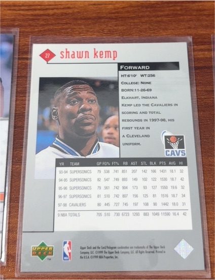 1997-98 Upper Deck Collector's Choice #222 Shawn Kemp — front