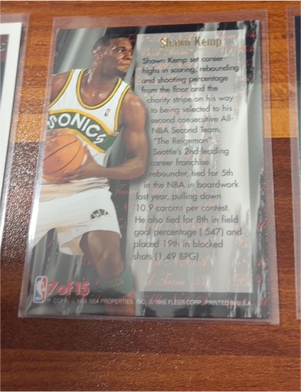 1994-95 Fleer Ultra All-NBA #8 Shawn Kemp — front