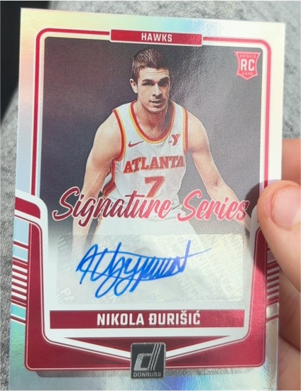 2024-25 Donruss Signature Series #SS-NDJ Nikola Đurišić — front