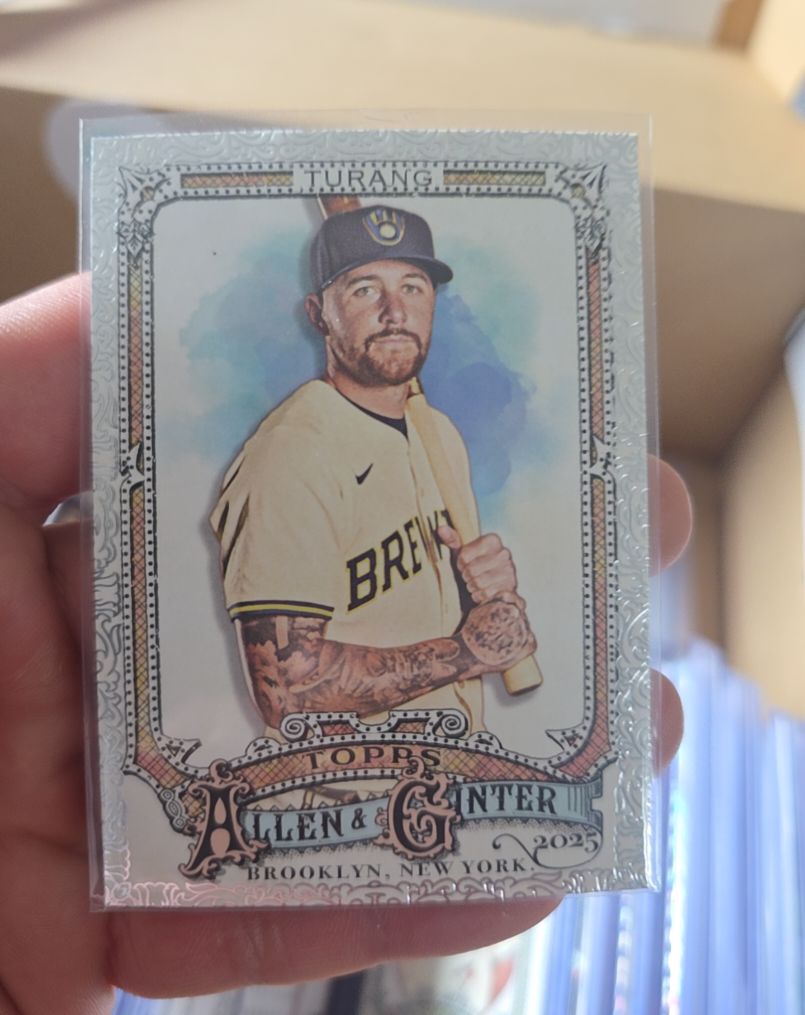 2025 Topps Allen & Ginter #222 Brice Turang — front