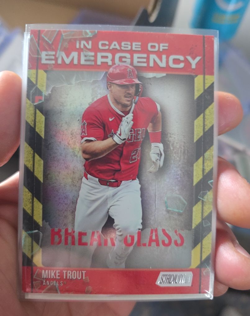 2025 Topps Stadium Club #ICE-25 Mike Trout — front