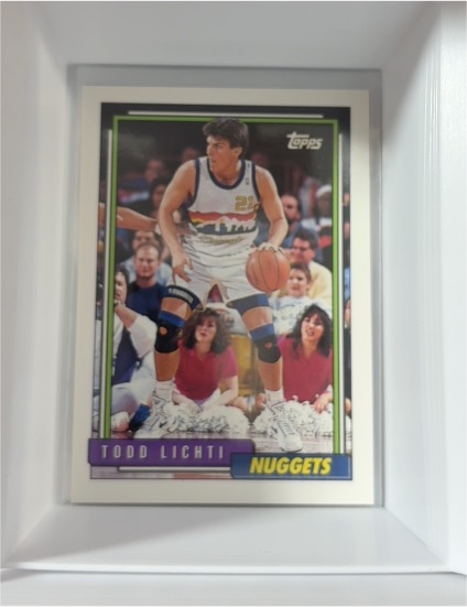 1992-93 Topps #182 Todd Lichti Denver Nuggets — front