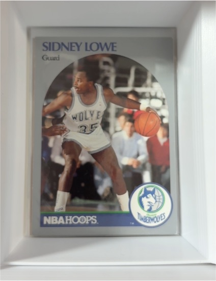 1990-91 NBA Hoops #187 Sidney Lowe — front