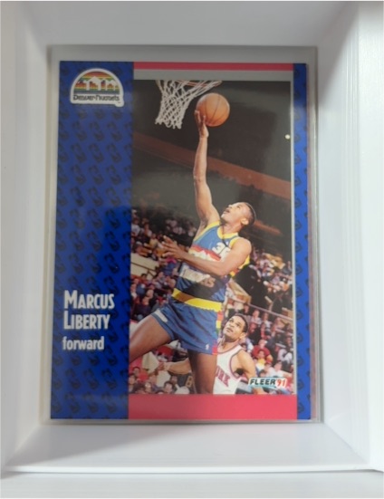 1991-92 Fleer #50 Marcus Liberty — front