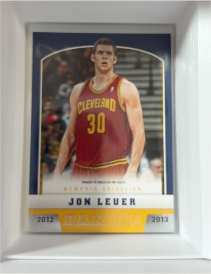 2012-13 Panini #255 Jon Leuer — front