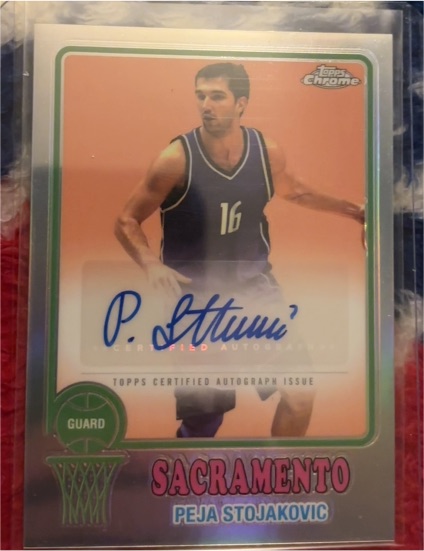2024-25 Topps Chrome 1973 Topps Autographs #73TA-PS Peja Stojakovic — front