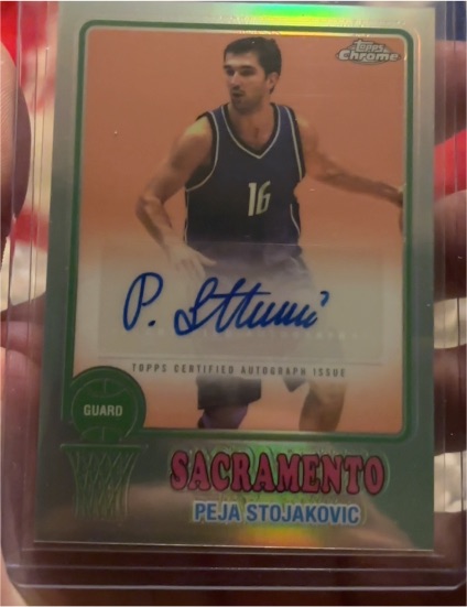 2024-25 Topps Chrome 1973 Topps Autographs #73TA-PS Peja Stojakovic — front