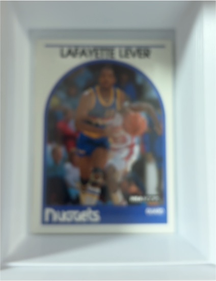 1989 Hoops #220 Lafayette Lever Denver Nuggets — front