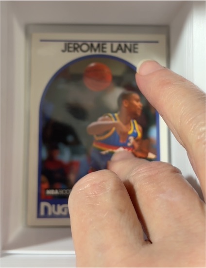 1989-90 Hoops #201 Jerome Lane — front
